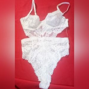Forever 21 One Piece Bralette/Panty Set